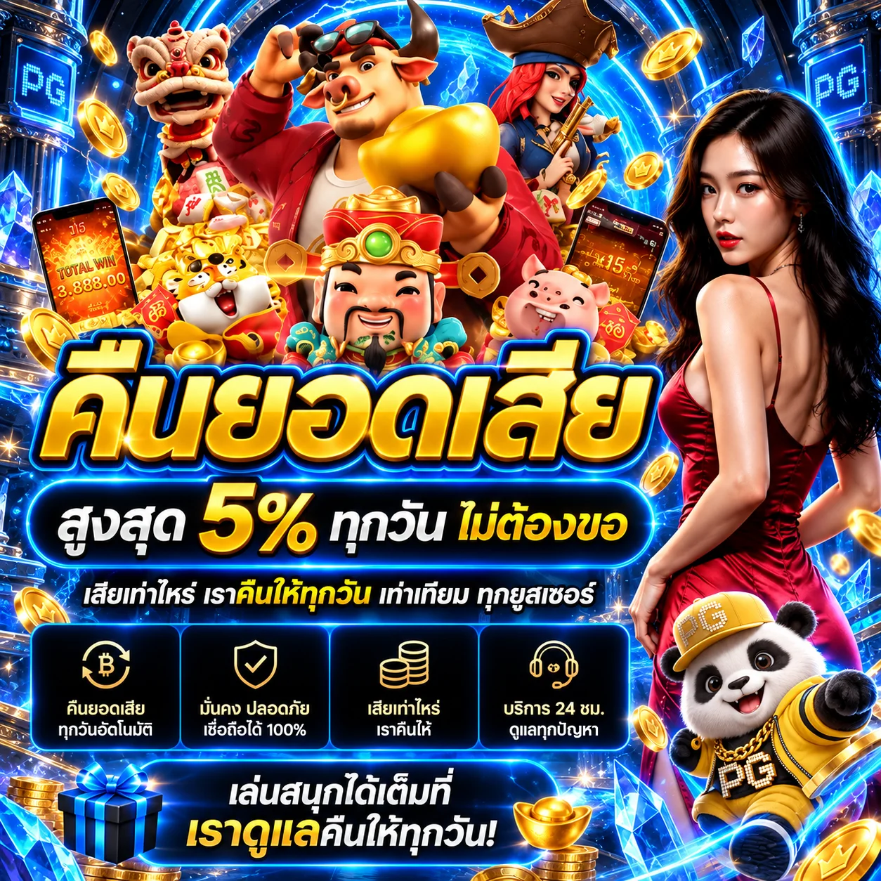 ภาพ PAHHENG ทดลองเล่นเกมสล็อตค่าย AMB